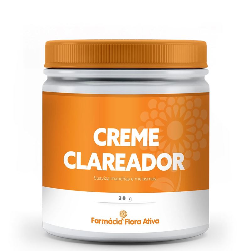 Creme Clareador 30g (Ácido Kójico Nano + Alfa Arbutin + Niacinamida + Alfa Bisabolol)